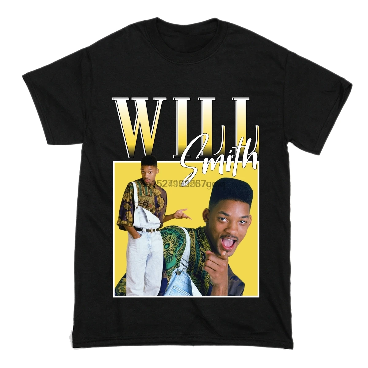

Men T shirt VINTAGE Will Smith Fresh Prince T-Shirt Women tshirt