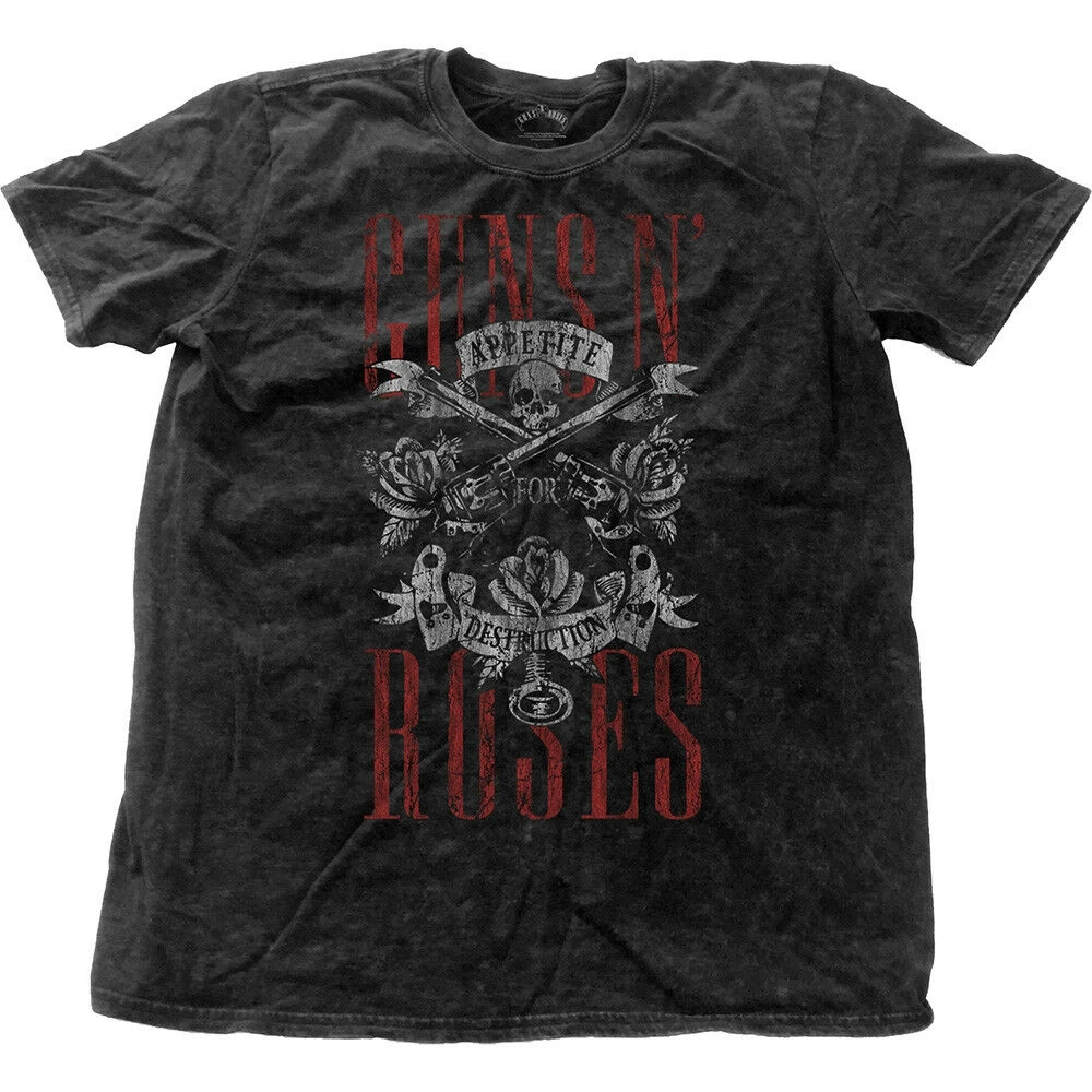Рубашка Guns N Roses аппетит для разрушения Официальный товар футболка M L Xl Neu | Мужская