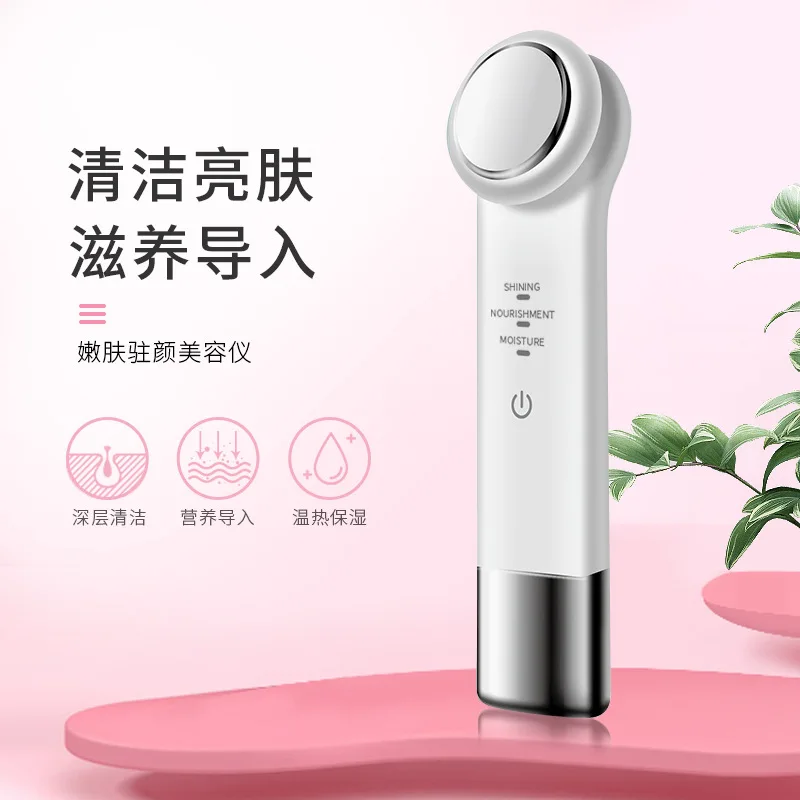 

AKJ Negative Ion Beauty Derive Inductive Therapeutical Instrument Rejuvenation Compact Warm Beauty Apparatus Facial Cleanser Mas