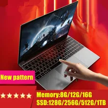 15 6 дюймов игровой ноутбук с i7 CPU16G Оперативная память 1 ТБ 512 ГБ 256