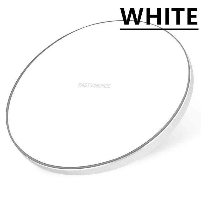 Беспроводное зарядное устройство для зарядки Xiaomi mi Pocophone F1/Poco F1 mi A2 Lite/A2/A1 Qi приемник Беспроводное зарядное утройство для телефона аксессуар - Тип штекера: white color