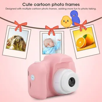 

HD Cartoon Digital Video Camera Toy DIY Photos Video Recording for Children Kids mini camera for taking photos, recording videos