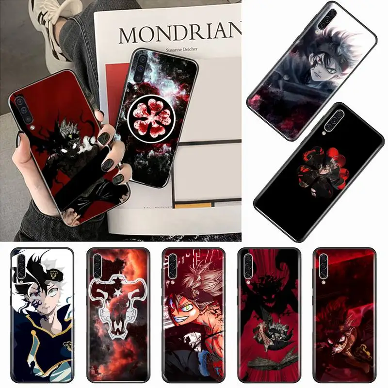 

Black Clover Dark Anime Phone Case For Samsung galaxy S 7 8 9 10 20 edge A 6 10 20 30 50 51 70 note 10 plus
