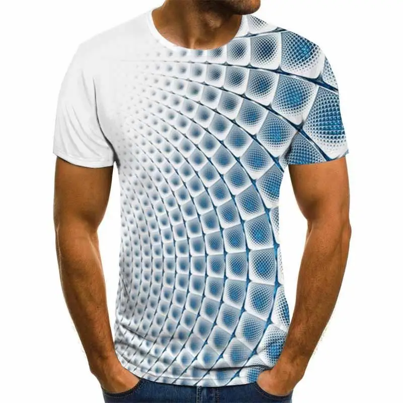 

Summer Three-dimensional 3D vortex T-shirt Men Women Fashion 3D T Shirt Short Sleeve Harajuku Hip Hop Cute Tshirt