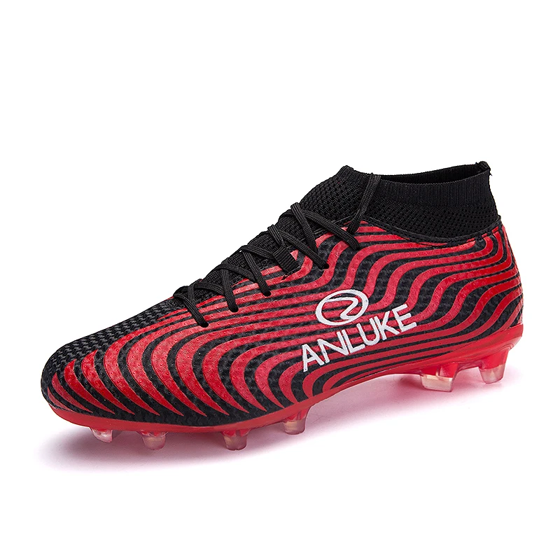 Men High Spike Firm Groud Football Shoes FG Hard Lawn Shoes Turf Soccer Shoes American Football Orange Breathable Training Shoes Men High Spike Firm Groud Football Shoes FG Hard Lawn Shoes Turf Soccer Shoes American Football Orange Breathable Training Shoes