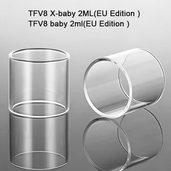 

3PCS Replacement Glass Tank for TFV8 baby 2ml for TFV8 X-baby 2ml EU Edition tube