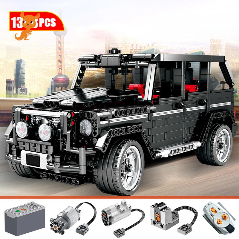 1388 шт. создатель города AWD универсал автомобиль строительные блоки для Technic RC/RC