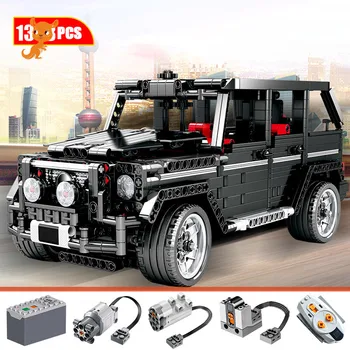 

1388pcs City Creator AWD Wagon Car Building Blocks For Technic RC/non-RC Car SUV MOV Bricks Education Toys For KIDS
