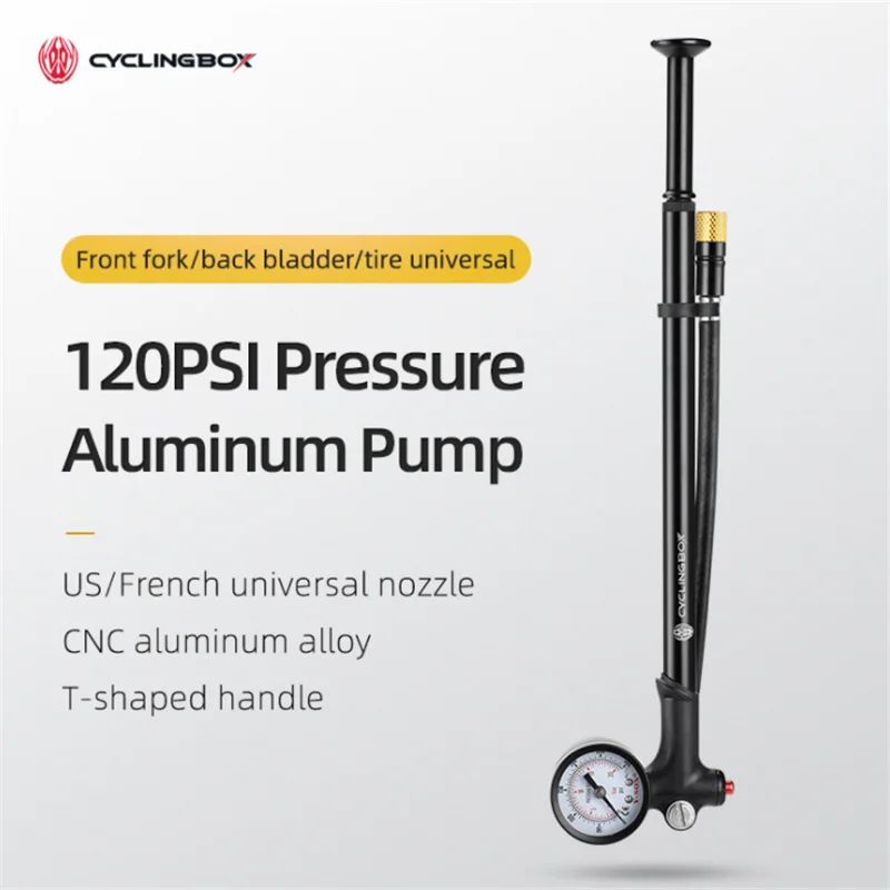 Outdoor Cycling Bike Bicycle Pump 300psi High pressure Bike Air Pump