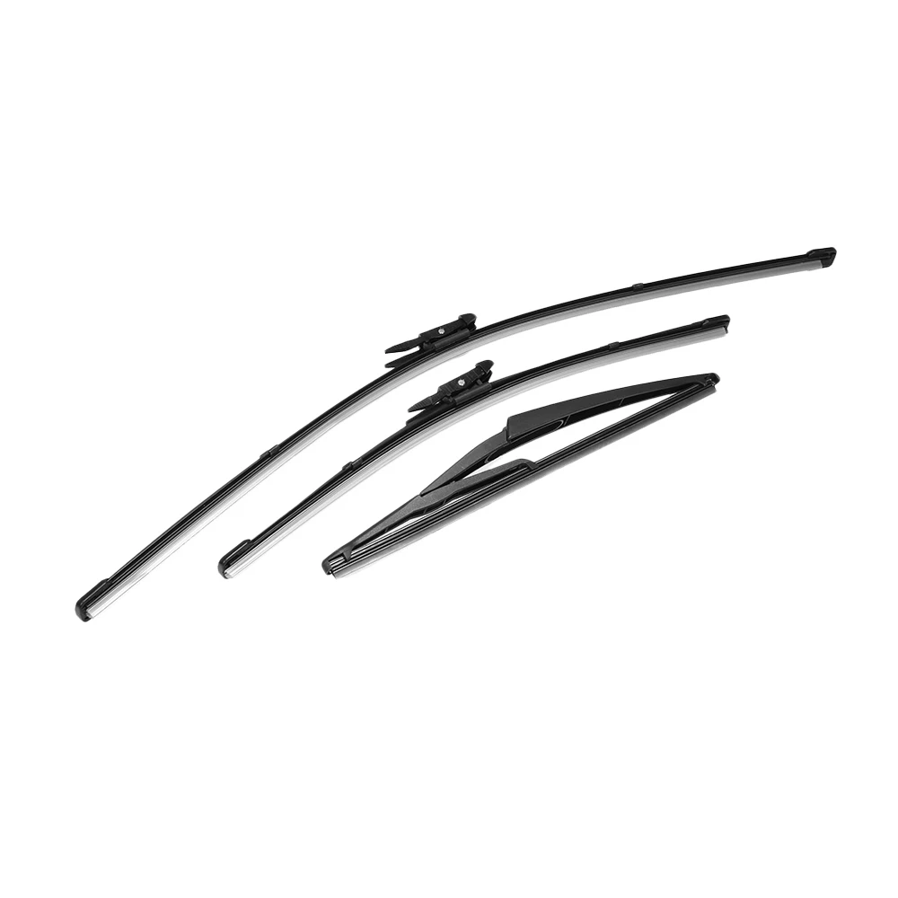 3pcs Front Rear Windshield Windscreen Wiper Blade Set for Qashqai J10
