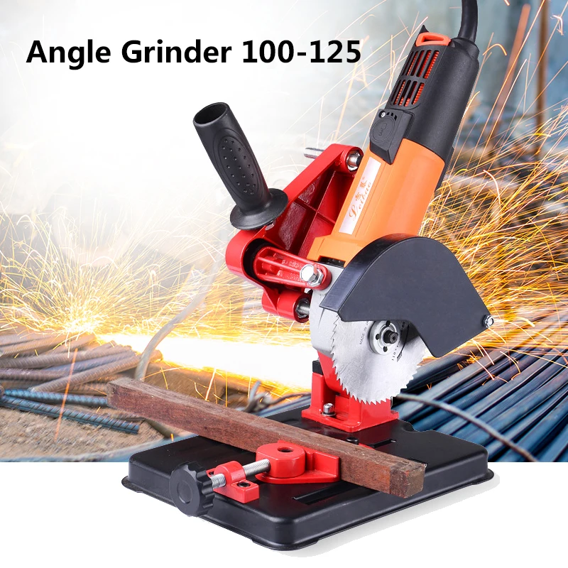 

Angle Grinder Stand Bracket Holder Cutter Support Metal Cutting Machine Power Tools Accessories for 100 115 125mm Angle Grinder