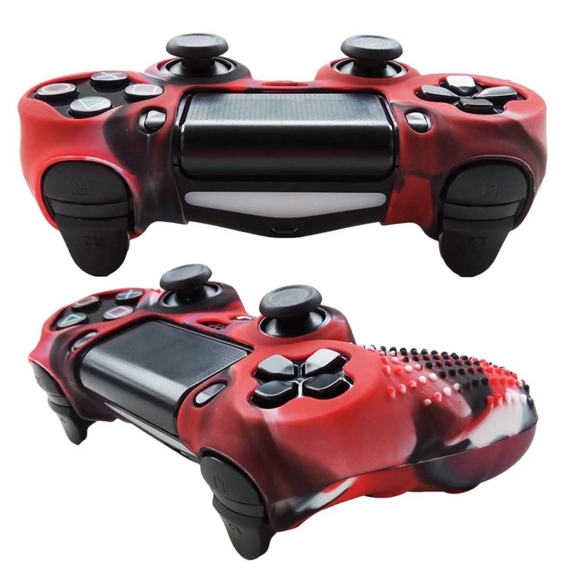 Противоскользящий силиконовый защитный чехол для Dualshock 4 PS4 DS4 Pro тонкий контроллер Крышка аналоговый чехол