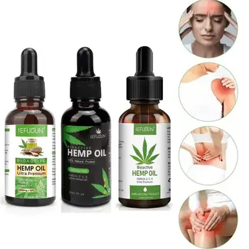 

30ml Pure Hemp Essential Oil Drop To Wake Body And Anti-anxiety Reduce Pressure Essential Oil 1500/3000/5000mg