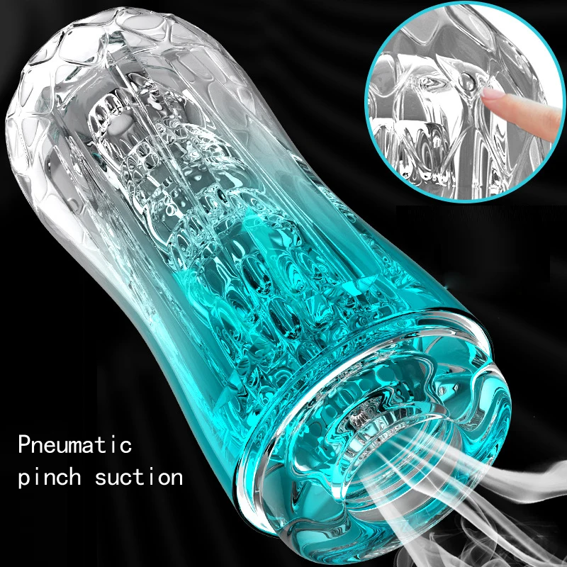 Мужской мастурбатор интимные игрушки мягкая киска прозрачная вагина