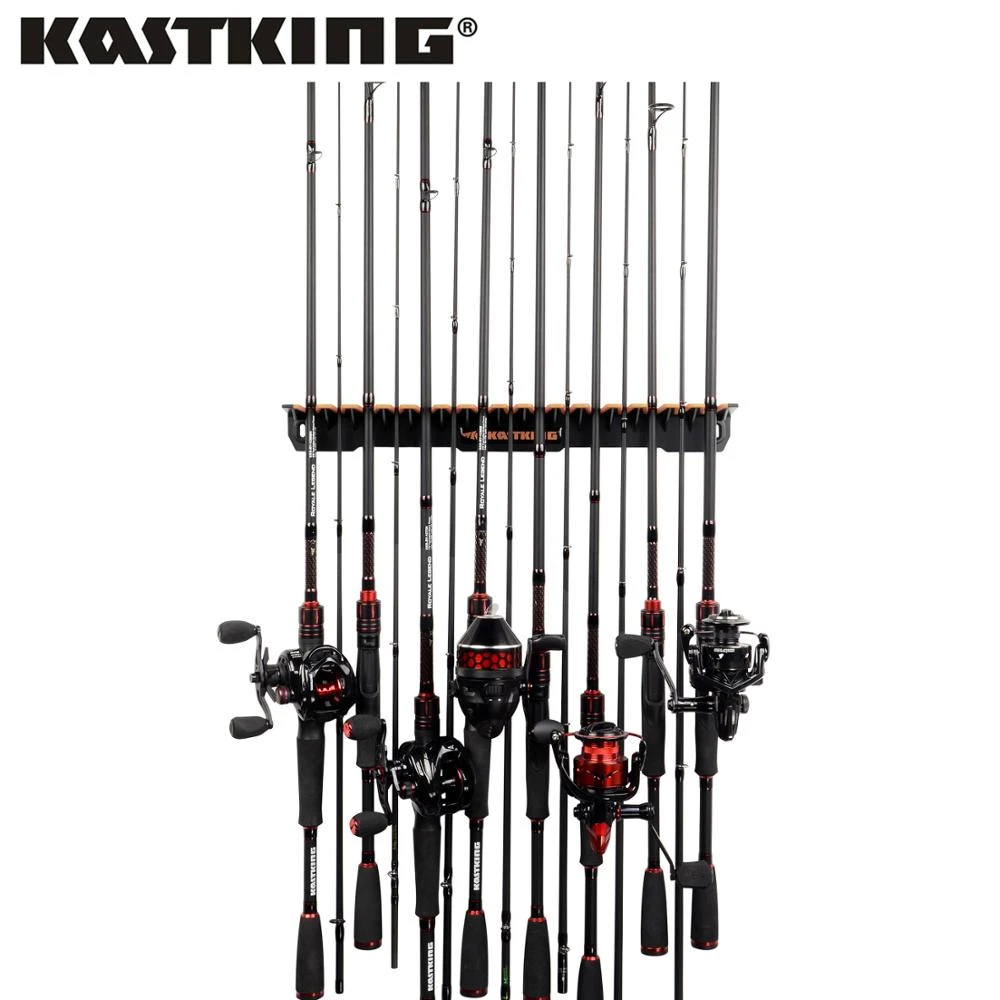 KastKing Patented V15 Vertical Fishing Rod Holder Wall Mounted 
