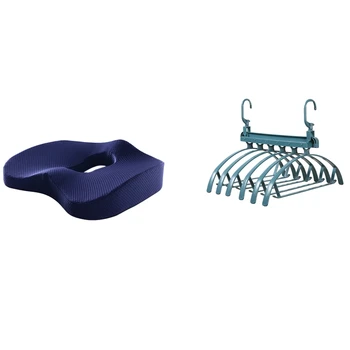 

Anti-Slip Orthopedic Memory Foam Cushion Navy & ic Clothes Hanger Can Store ical Utensils Clothes Hanger