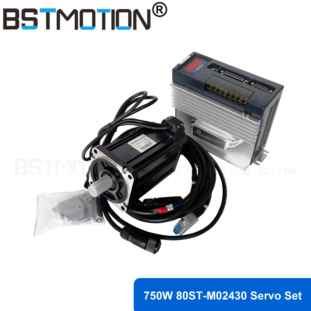 Серводвигатель переменного тока 80ST M02430 750 Вт 3000 Нм об/мин|ac servo motor 750w|ac motorservo 750w |