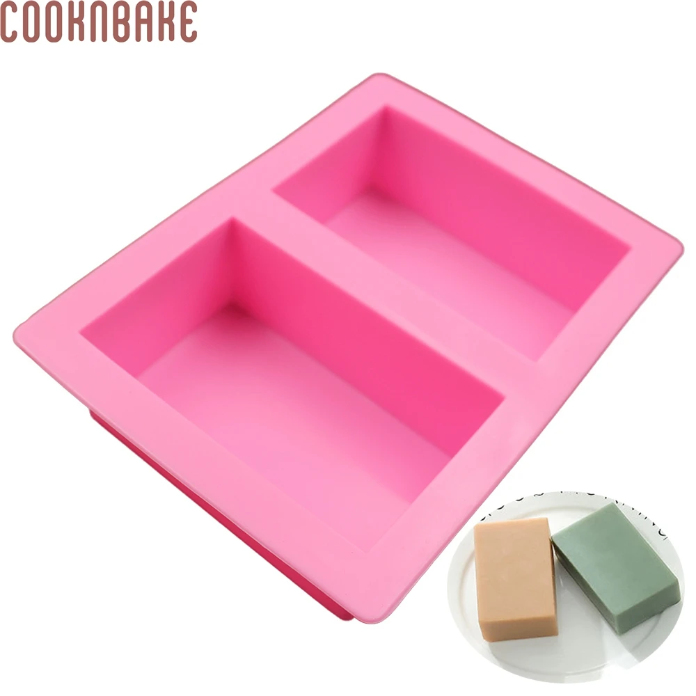 COOKNBAKE силиконовая форма для мыла ручной работы прямая квадратная хлеба|Формы