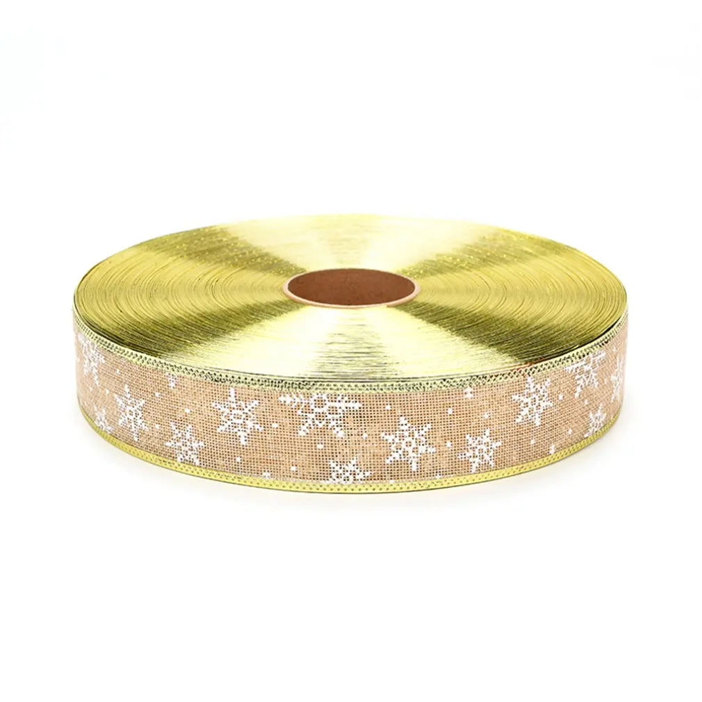 Christmas Decorations Items 5Cm High-Grade Printed Ribbon Diy Creative Fashionable Hand-Woven Ribbon