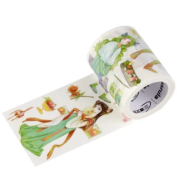 

bag adhesive tape antique character girl creative product special oil traceless material
