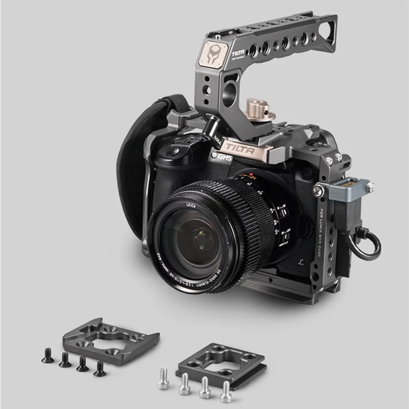 Tilta DSLR Rig camera full Cage FOR Panasonic Lumix GH5 GH5S gh5 rig Kit TA-T37-A-G top handle side