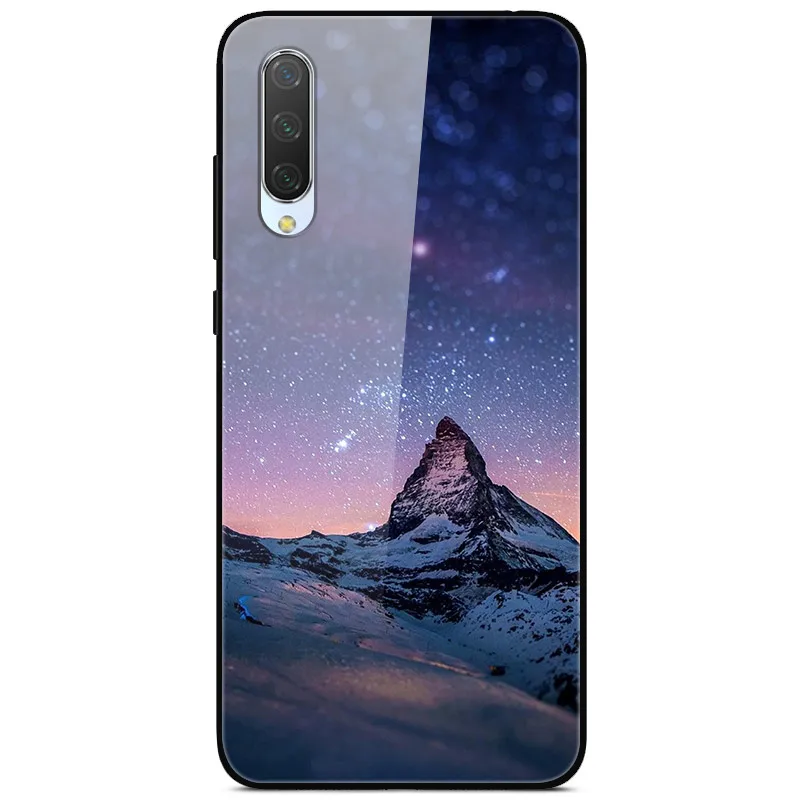 B для samsung Galaxy A50 чехол 50 Стекло жесткий чехол для телефона для samsung Galaxy A50 чехол A505F мягкий каркас закаленное покрытие 6,4''