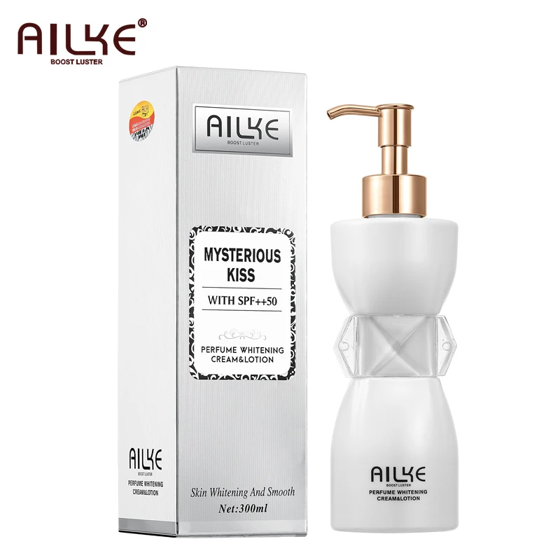 AILKE SPF Nature Rose Moisturizing Whitening Body Lotion cream anti-pigmentation Wrinkles emulsion Women Beauty body oil [nature republic] женьшень royal silk watery cream 60g