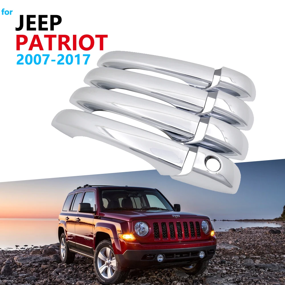 Роскошный набор хромированной обшивки ручки для JEEP свобода патриота Россия 2007 ~