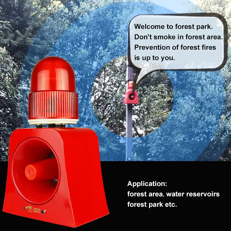 

Водонепроницаемая звуковая светильник сигнализация со встроенным USB-портом, микроволновый датчик обнаружения, микроволновый датчик сигнализации для банка, службы безопасности