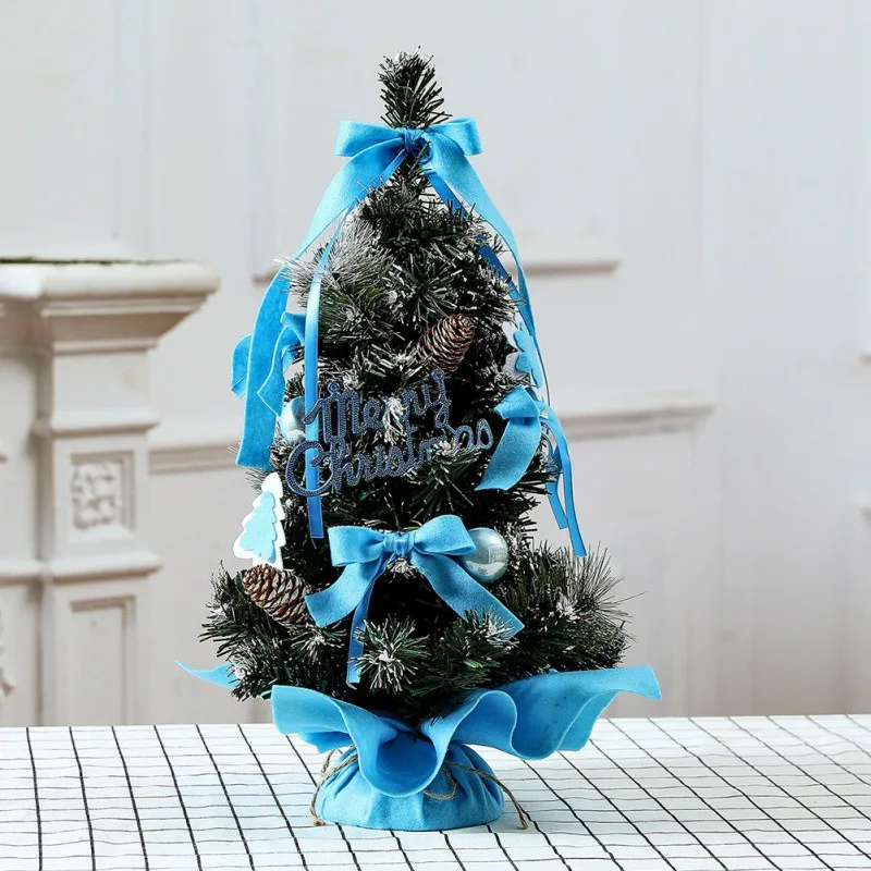 Искусственная Рождественская елка Новогоднее праздничное украшение уникальная мини-елка для украшения дома детский подарок Нежный