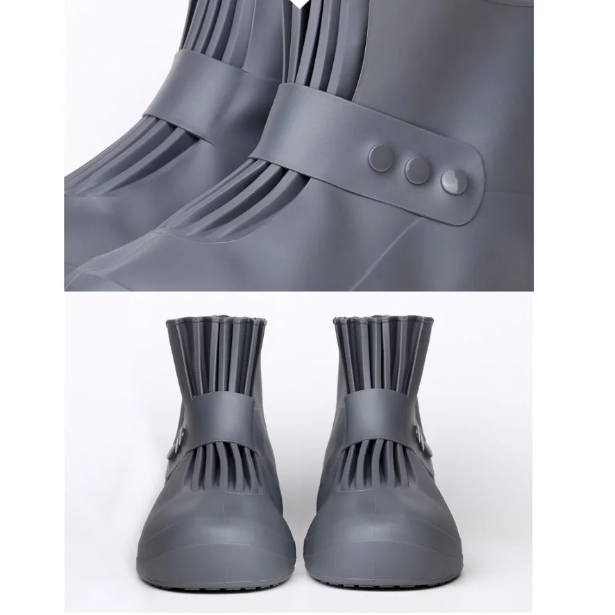 Водонепроницаемые дождевые Чехлы для обуви для мужчин и женщин непромокаемые сапоги многоразовые галоши зимние прочные растягивающиеся Детские протекторы для обуви