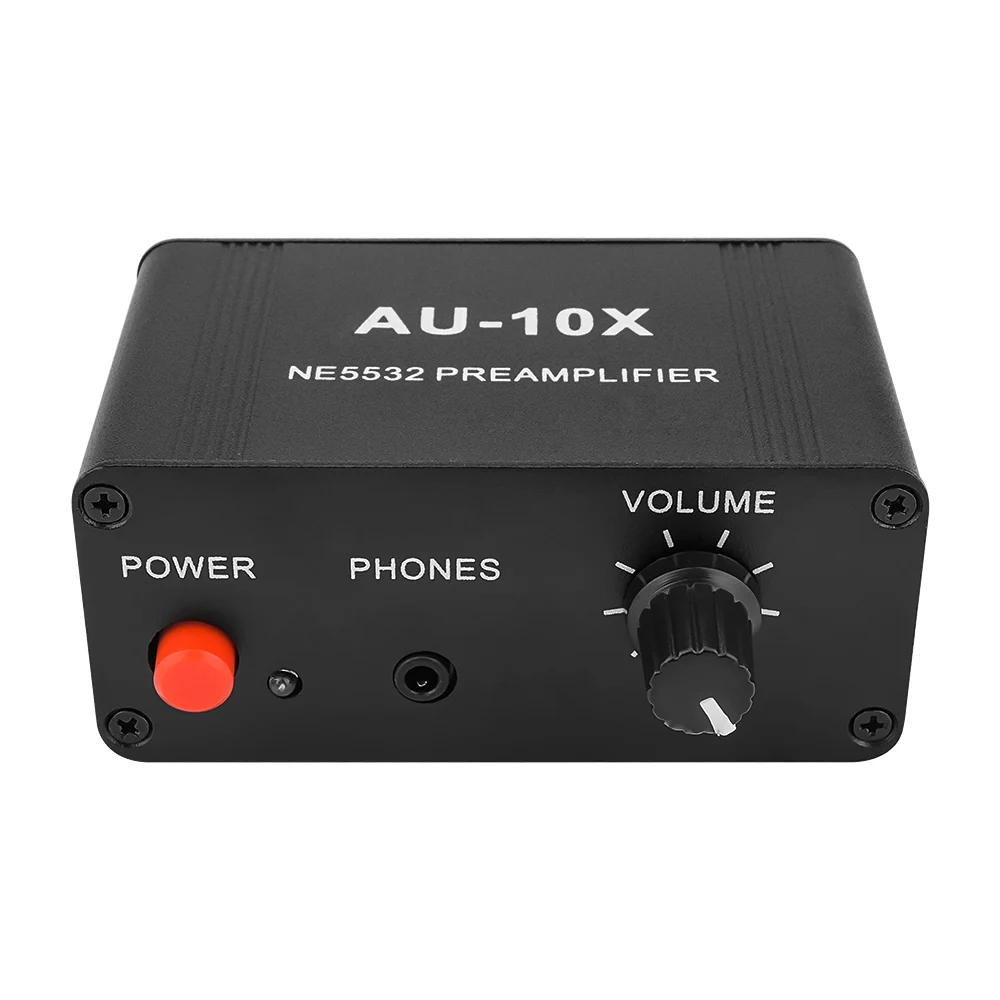 AIYIMA NE5532 Audio Signal Amplifier Preamplifier Gain 20db Stereo Amp Headphone Amplifiers With Volume Adjustment