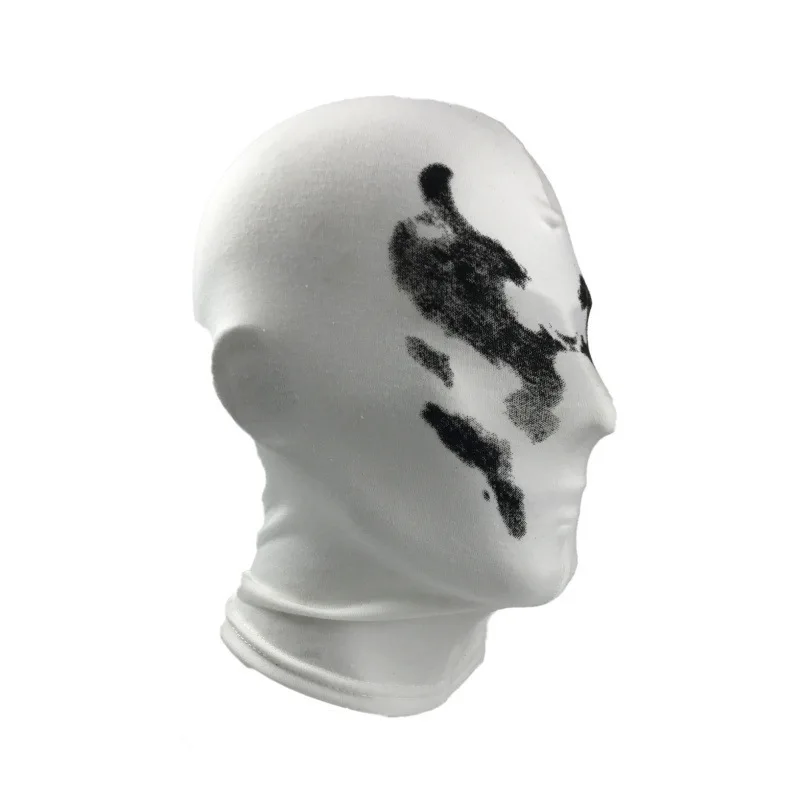 easy mens halloween costumes Inkblot Mask Color Change Watchmen Rorschach Mask Walter Kovacs Cosplay White Mask Halloween Costume Party Full Face Headwear best halloween costumes