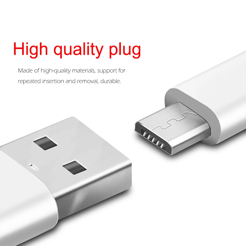 Micro USB кабель Android 0,25 м 0,5 м 1 м 1,5 м 2 м 3 м Microusb кабель для передачи данных 5V2A Быстрая зарядка провода для мобильных телефонов Кабели