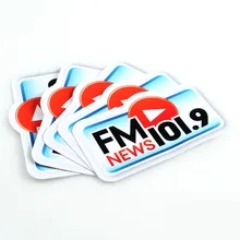 Легко съемный пользовательский 4 мил Открытый Ламинированный высечки вырезанные виниловые наклейки напечатаны- PX9038