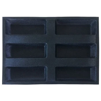 

Bread Form Square British Bread Mold Coated Fiber Glass Grid Sheet Hot Dog Molds for Rectangular Bread