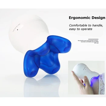 

380 Mini Silicone Octopus LED Light Waterproof IPX6 For Body Vibration Portable Health Relaxation Electric Back Massager Tools
