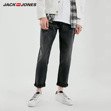 JackJones, мужские черные Стрейчевые джинсы, свободный крой, прямые, джинсовые штаны, мужская одежда 219132544