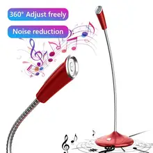

3.5mm/USB Adjustable Desktop Microphone Studio Recording Mic for PC Computer