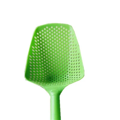 1 шт. нейлоновое сито совок дуршлаг кухонные аксессуары гаджеты слив овощей вода Совок Портативные Инструменты для домашнего приготовления - Цвет: Green