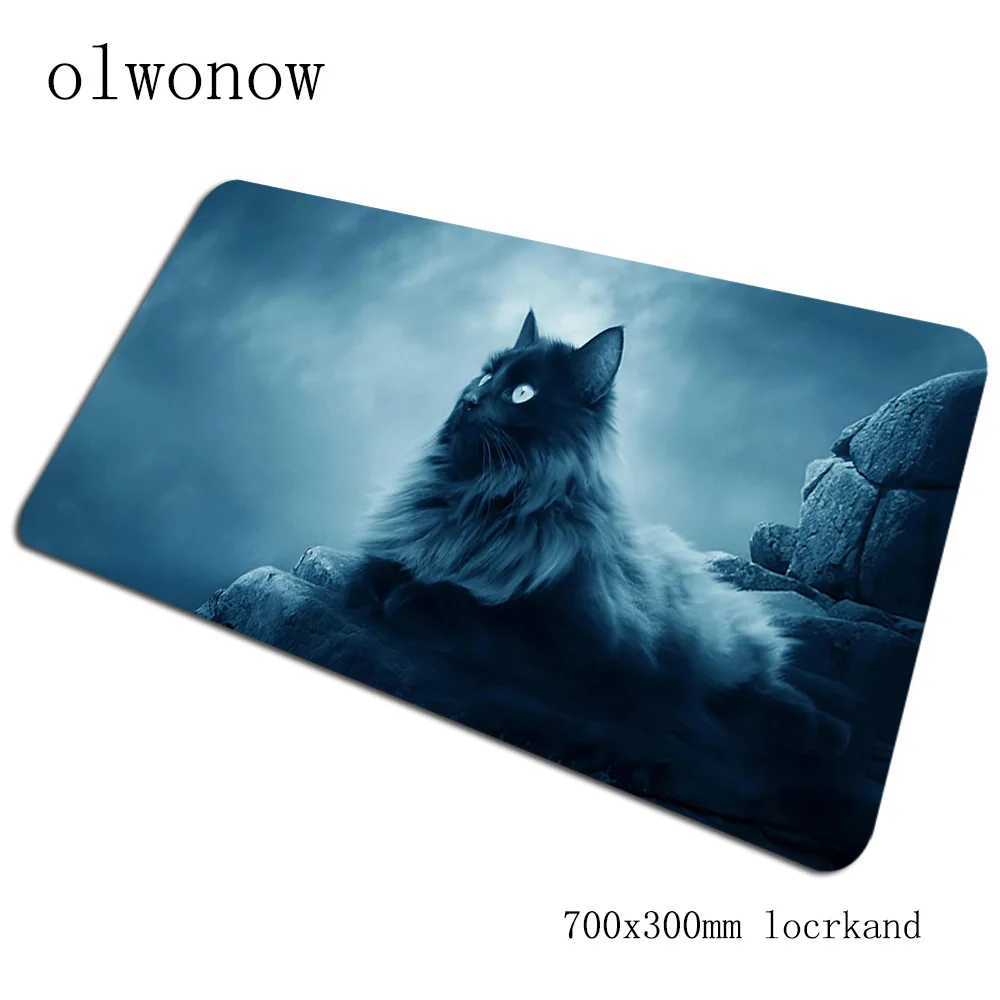 Кошек коврики для мыши 70x30 см тигр коврик для мышь Notbook коврик для компьютерной подарок Леопард игровой коврик для игровой мыши Клавиатура коврик для мыши