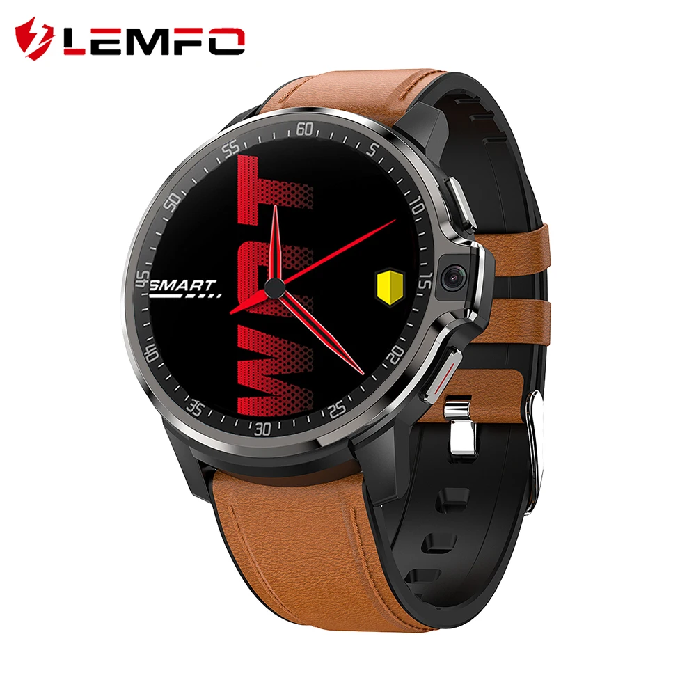 Смарт часы LEMFO LEMP для мужчин 4G GPS Wi-Fi двойная система 4 ГБ 64 1050 мАч аккумулятор умные
