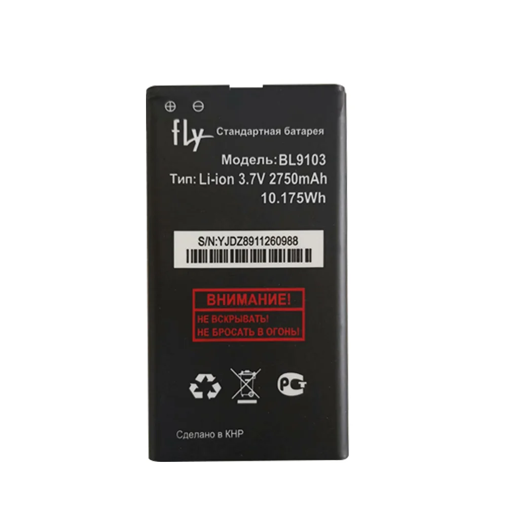Новинка Высокое качество BL9103 2750 мАч батарея для Fly аккумулятор Batery