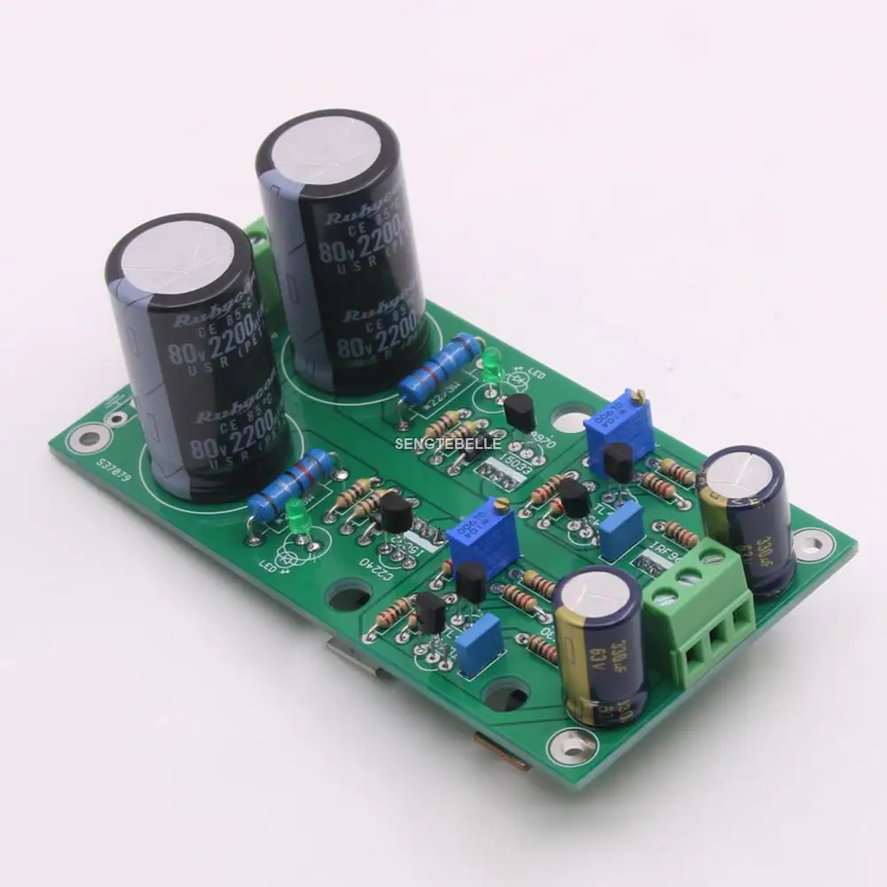 Assembled Low noise precision Class A shunt parallel regulated AMP