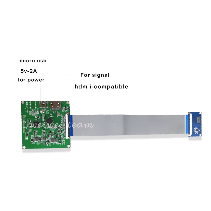 フォトセ ディスプレイ Wisecoco 6インチ 2560x1440 2K LCDディスプレイキット MIPI