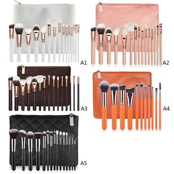 

Foundation Loose Powder Blush Brush 15pcs Makeup Brushes Set Concealer Eyebrow Eyeshadow Brush Lip Make Up Cosmetic Beauty Tool