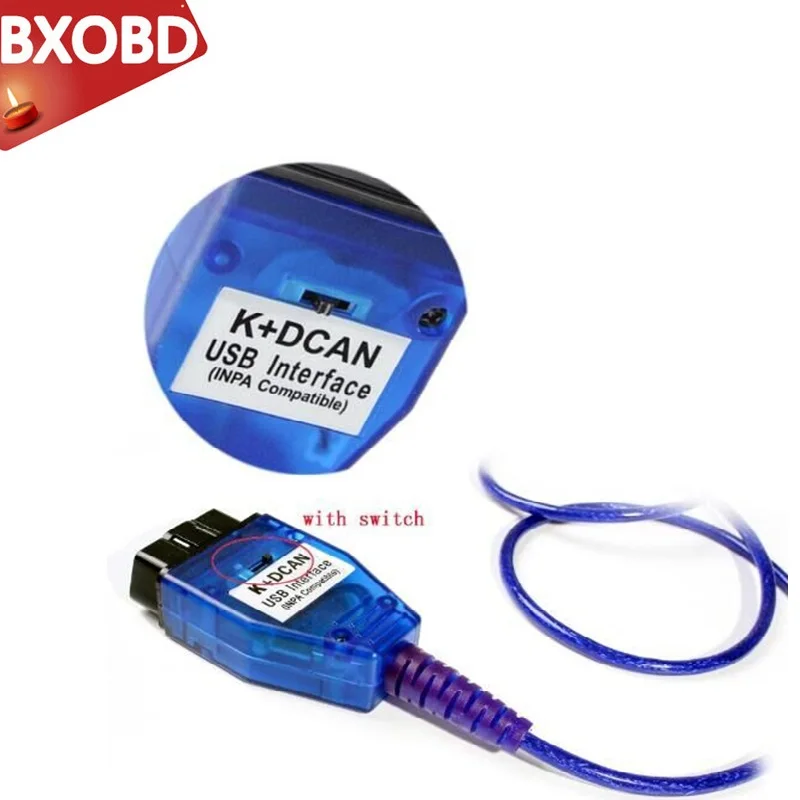 INPA K+ DCAN переключатель FTDI FT232RQ чип OBD OBD2 диагностический инструмент INPA K+ CAN USB диагностический сканер с переключателем