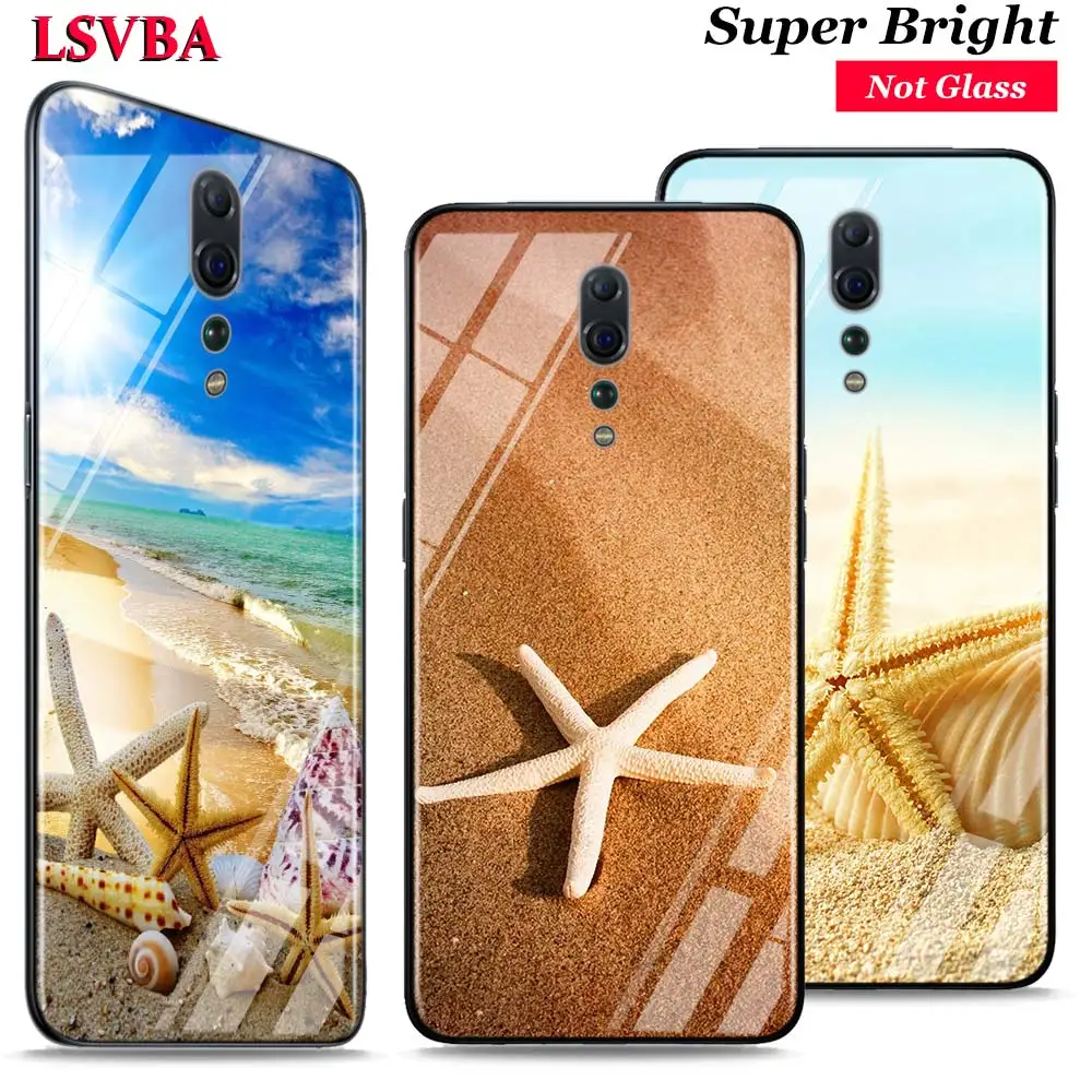 

Starfish Ocean Sunset for OPPO Reno Z 10X Zoom F11 F9 F7 F5 A7 R9S R17 Realme 2 C2 K3 Pro Super Bright Glossy Phone Case Cover