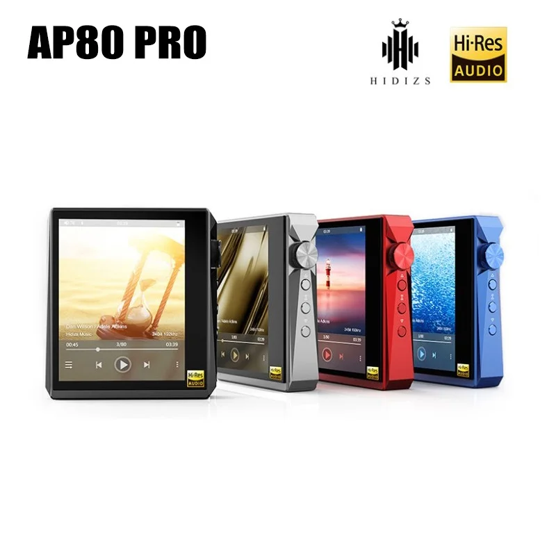 Hidizs-reproductor de música AP80 PRO con Bluetooth, dispositivo de Audio HiFi equilibrado, FLAC LDAC apt-x DAC DSD 64/128, Radio FM, DAP