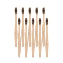 Зубные щетки, Органическая, биоразлагаемая зубная щетка для взрослых с мягкой и Bpa-free зубная щетка для ухода за полостью рта чистка зубов Eco Medium